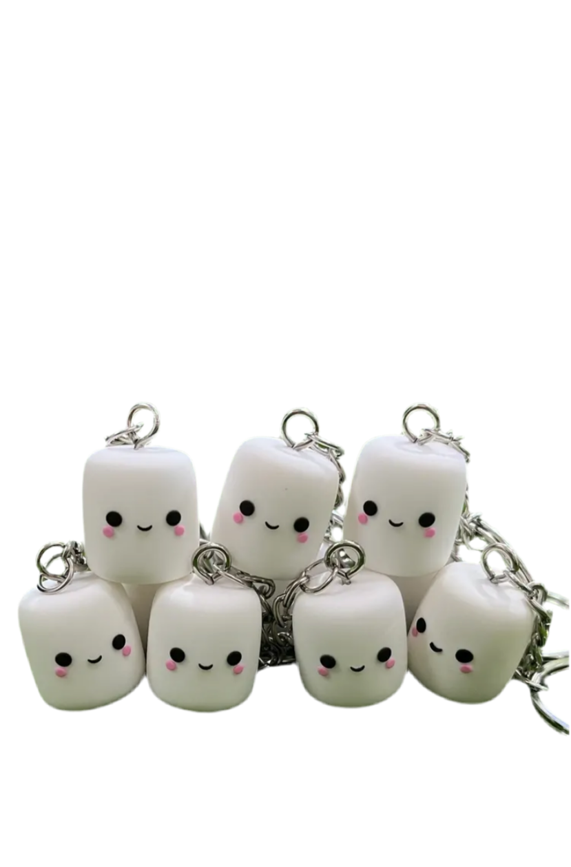 Porte-clés marshmallow