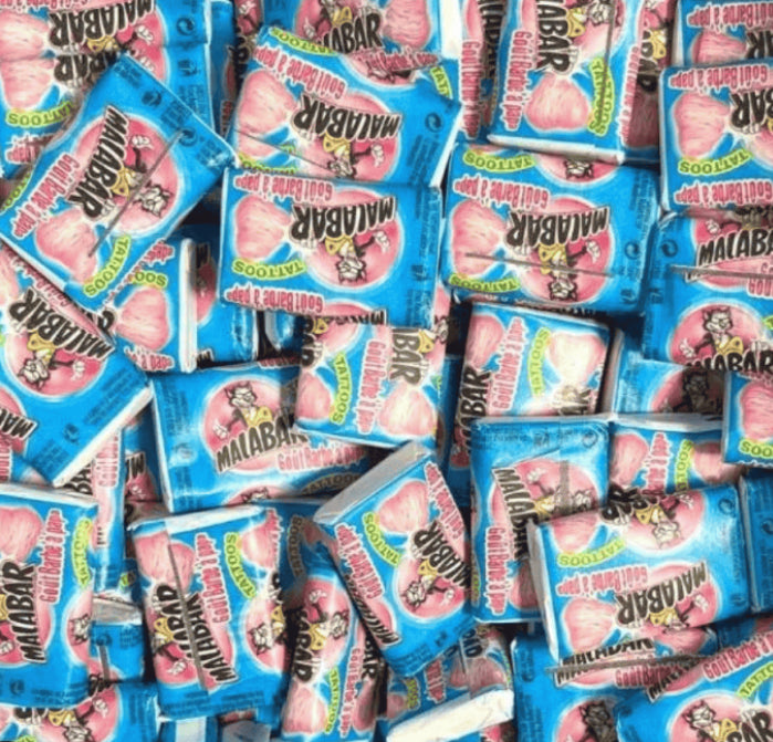 Chewing-gum MALABAR BARBE A PAPA (x5)