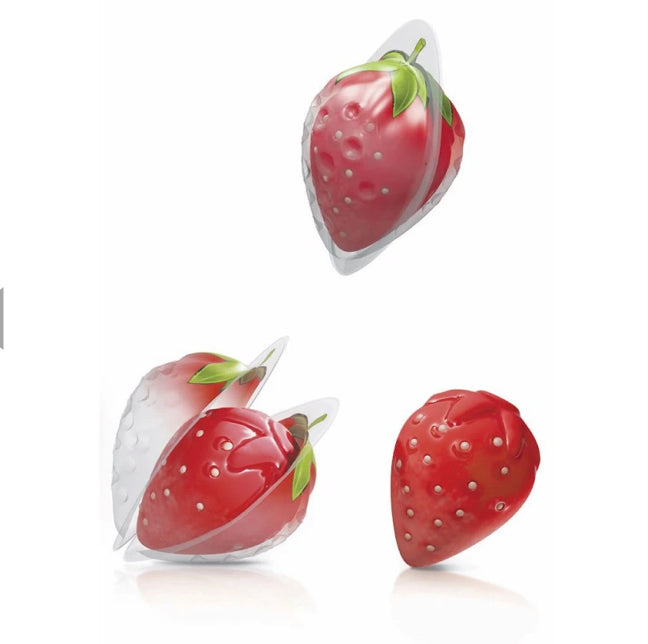 Juicy gummy strawberry (fraise) 3D (x1)