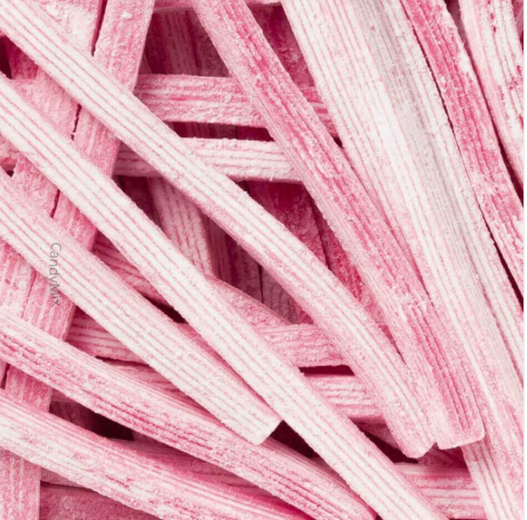 Stick fraise rayé fini (x5)