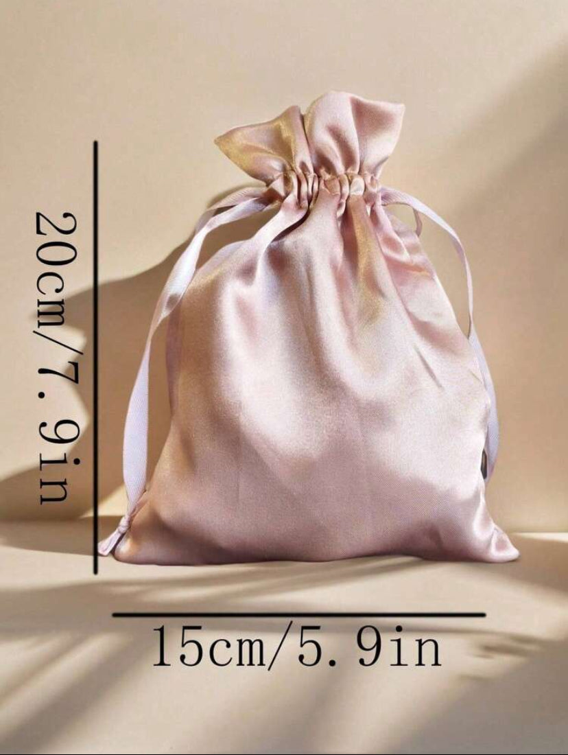 SAC CADEAU SATIN BEIGE X1