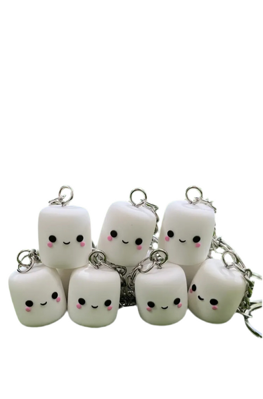 Porte-clés marshmallow