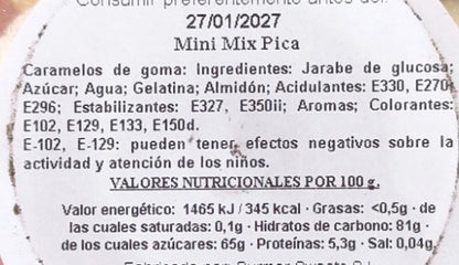 Mix minis bonbons sucrés 500gr