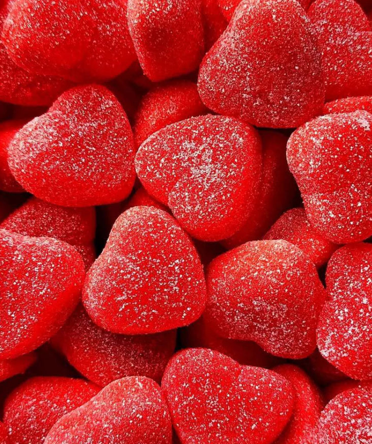 CŒUR FOURRÉ FRAISE 🍓 Halal 100g