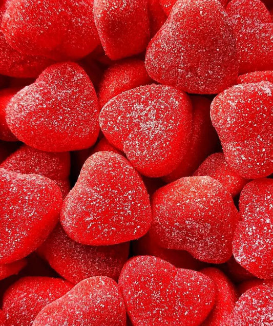 CŒUR FOURRÉ FRAISE 🍓 Halal 100g