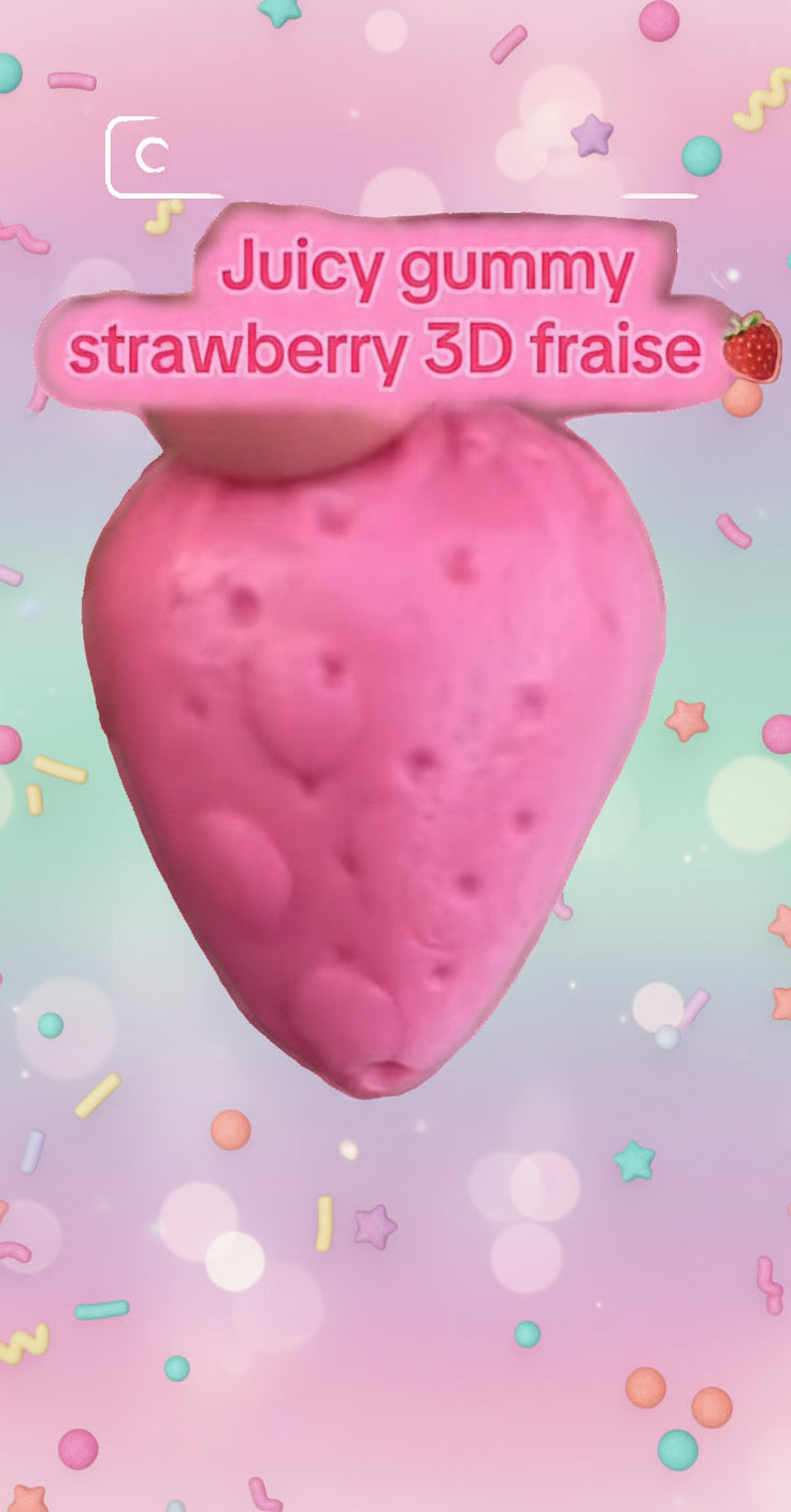 JUICY GUMMY 3D strawberry 🍓 (x1)