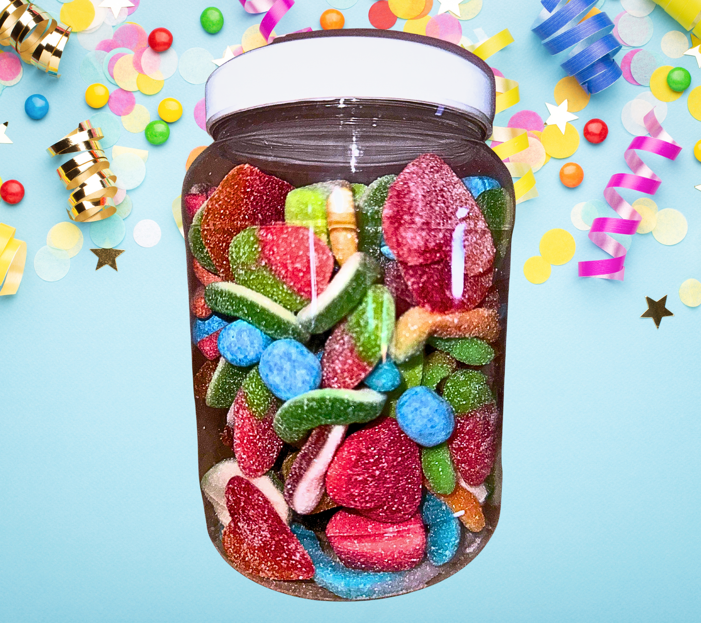 Mix découverte de bonbons sucrés dans sa boîte réutilisable 900g